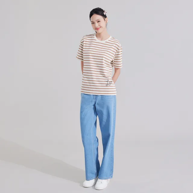 【Lee】女裝 牛仔褲 / 428 高腰舒適直筒 淺藍洗水 / LB617064893