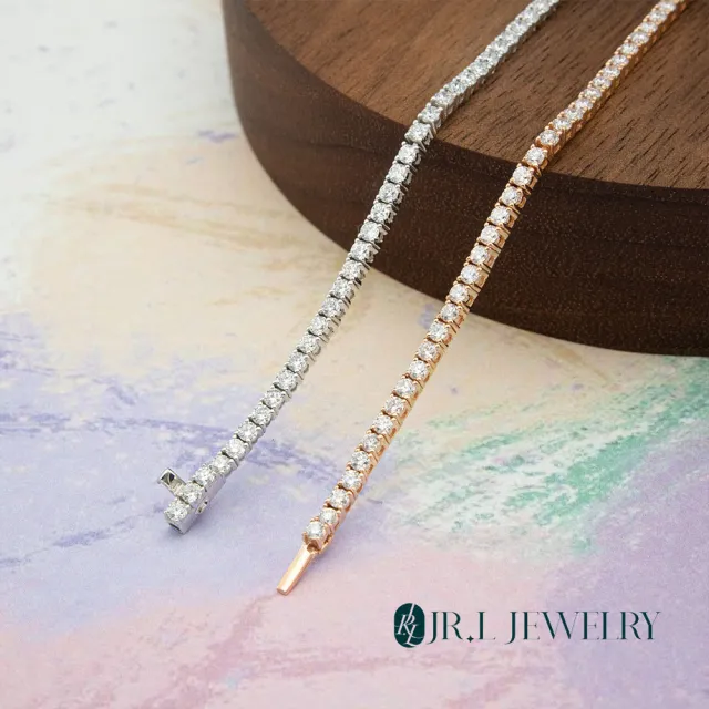 【JR.L JEWELRY】1克拉 真摯鑽石手鍊(培育鑽石 18K)