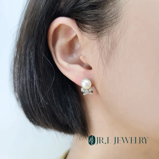 【JR.L JEWELRY】天然珍珠 2.5-8MM 純銀925珍珠耳環(貼耳式系列C)