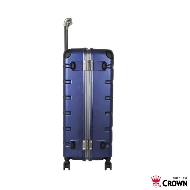 【CROWN 皇冠】日本同步款 獨特箱面手把 30吋 行李箱 悍馬箱(雙輪/TSA海關鎖/超耐摔)