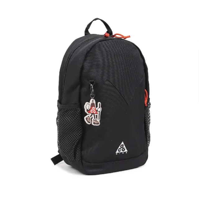 【NIKE 耐吉】後背包 ACG 兒童書包 13吋筆電包 黑 水瓶側袋 NY2633004GS-001