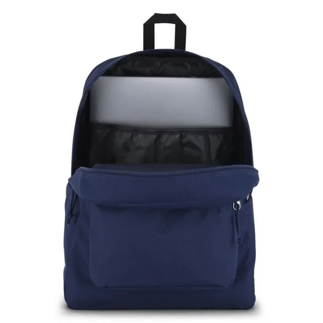 【JANSPORT】雙11 SUPERBREAK PLUS 後背包 後背包 運動包 雙肩背包 深藍(JS0A4QUE003)