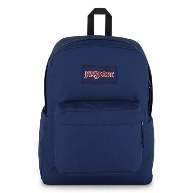 【JANSPORT】SUPERBREAK PLUS 後背包 後背包 運動包 雙肩背包 深藍(JS0A4QUE003)