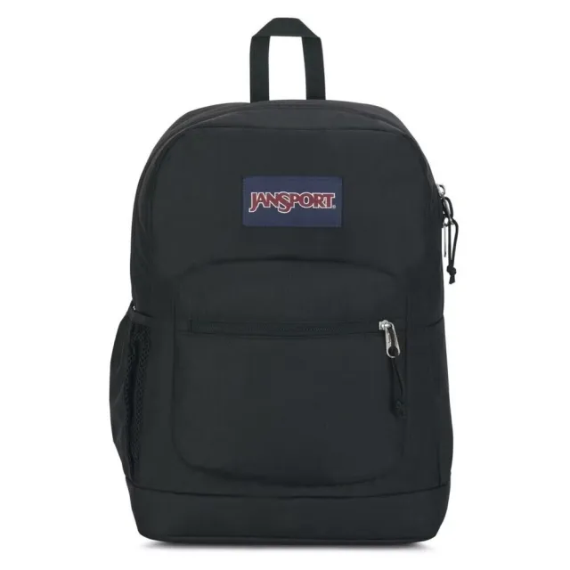 【JANSPORT】雙11 Cross Town Plus 後背包 運動包 雙肩背包 黑(JS0A7ZNZ008)