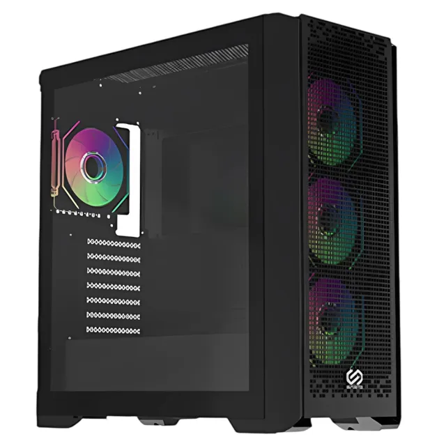 【華碩平台】I3 四核 RTX 5070 {靖奇神殿V}WIFI電競機(I3-14100F/B760/32G D4/1TB)