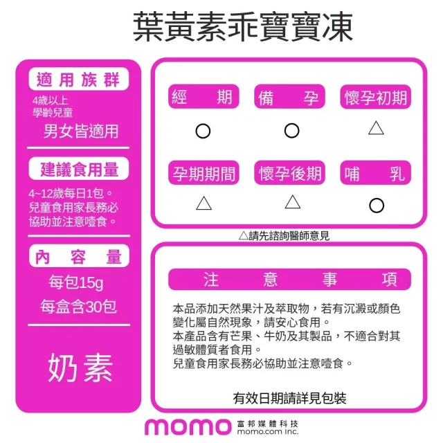 【小兒利撒爾】葉黃素乖寶寶凍 30包2盒組 共60包(75倍濃縮黑醋栗晶舒適配方)