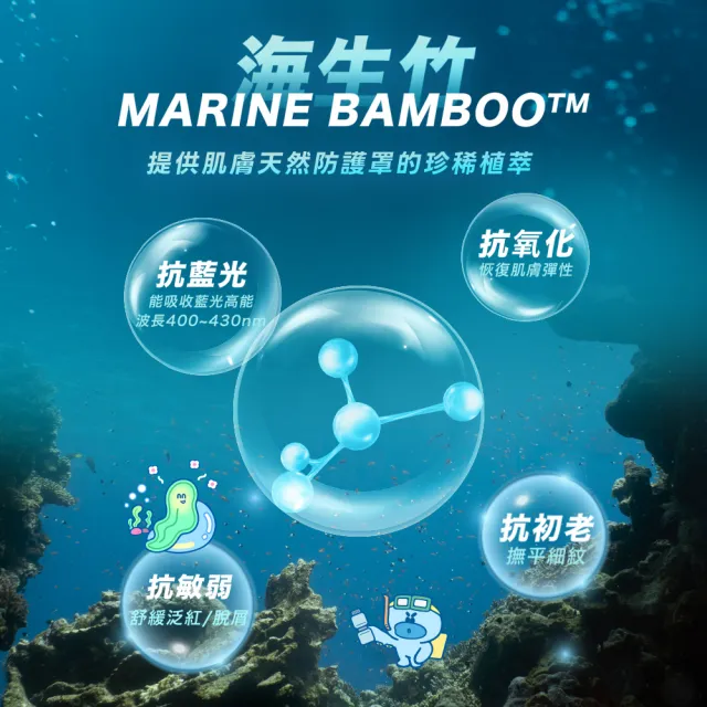 【NARUKO 牛爾】買1送1★海生竹舒敏360水循環精華30mlx2入(修護肌膚能量精華)