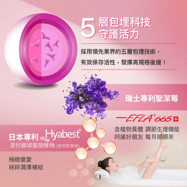 【Angel LaLa 天使娜拉】美國專利Cran-Max蔓越莓甘露糖益生菌膠囊(30顆/盒/益生菌/私密保養/賴雅妍)