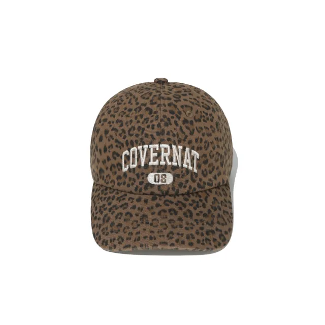 【COVERNAT】(舒適版型)拱形Logo棒球帽(ACC帽子 SOOBIN同款 米白/藍/海軍藍/紅/豹紋色)