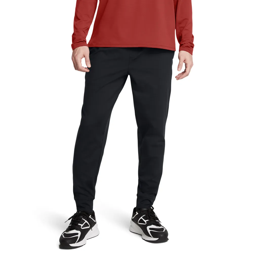 【UNDER ARMOUR】UA 男 Meridian Joggers 長褲_1386978-001(黑色)