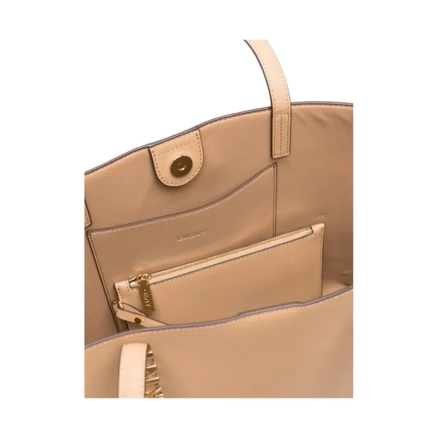 【DKNY】雙11 AVRIL 托特包 棕色 棕色女包包