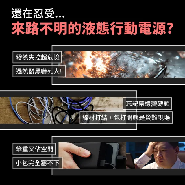 【YOMIX 優迷】磁吸收納線組★四合一安芯超迷你20W快充5000mAh半固態磁吸行動電源