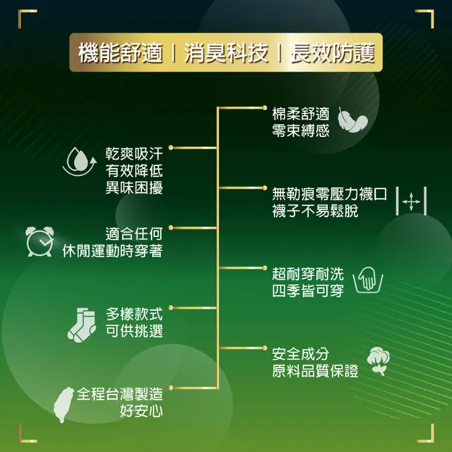 【D&G】6入組-女運動長襪(D595 消臭 抑菌 中筒襪 學生襪)