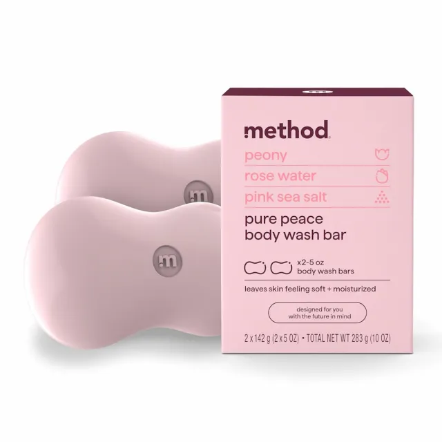 【method 美則】感官沐浴皂142g x2(純粹寧靜 就是滋潤)