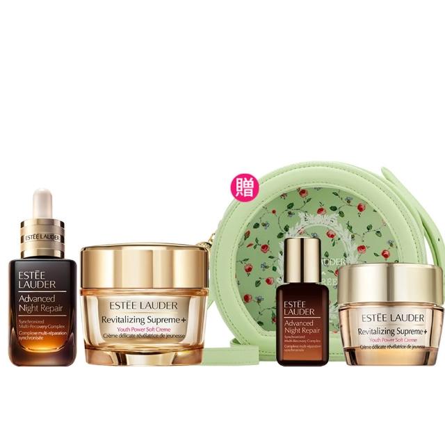 【Estee Lauder 雅詩蘭黛】特潤修護澎彈小棕膠原組(小棕瓶30ml+膠原霜30ml)
