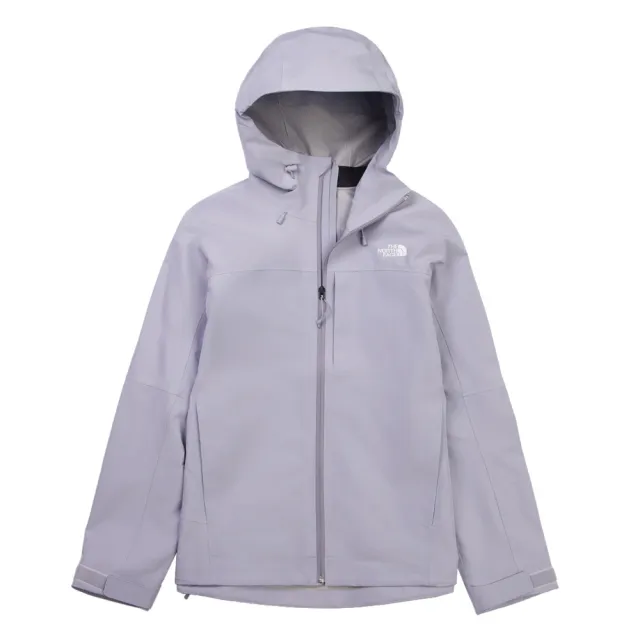 【The North Face 官方旗艦】北面女款紫色FUTURELIGHT防水納米殼衝鋒衣｜8DHZBOB(外套)