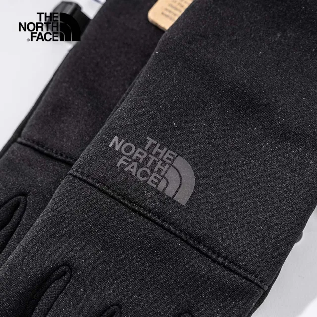【The North Face】北面女款黑色可觸控手套｜4SHBJK3