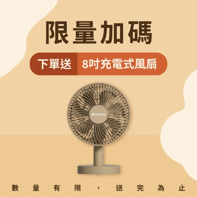 【SANSUI 山水】4-6坪 戶外露營專用移動冷氣 省電/低噪音/製冷/清淨/除溼/移動式空調/公司貨(SAC700)