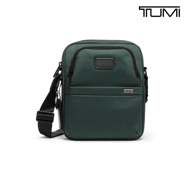 【TUMI】Alpha 中型彈道尼龍斜背包 - 深松