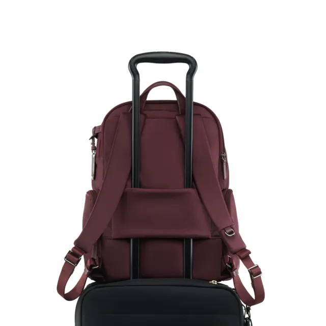 【TUMI】Voyageur Celina 15 吋筆電都會時尚後背包 - 玫瑰木