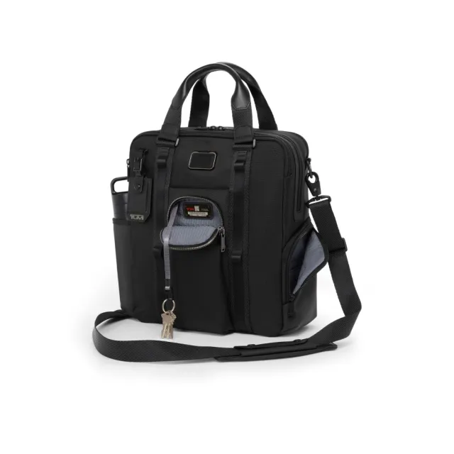 【TUMI】Alpha Bravo Belvoir 彈道尼龍日常隨行托特包 - 黑