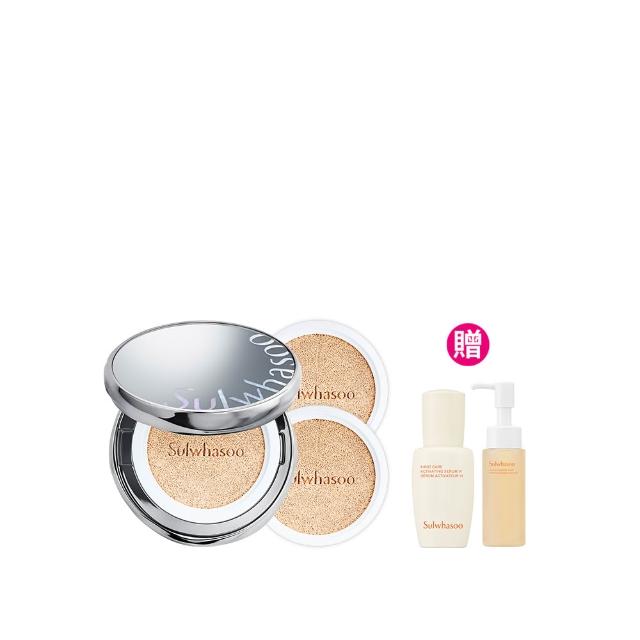 【Sulwhasoo 雪花秀】官方直營 完美珍珠光精華氣墊SPF50 一盒2蕊  (柔焦版/水亮版)