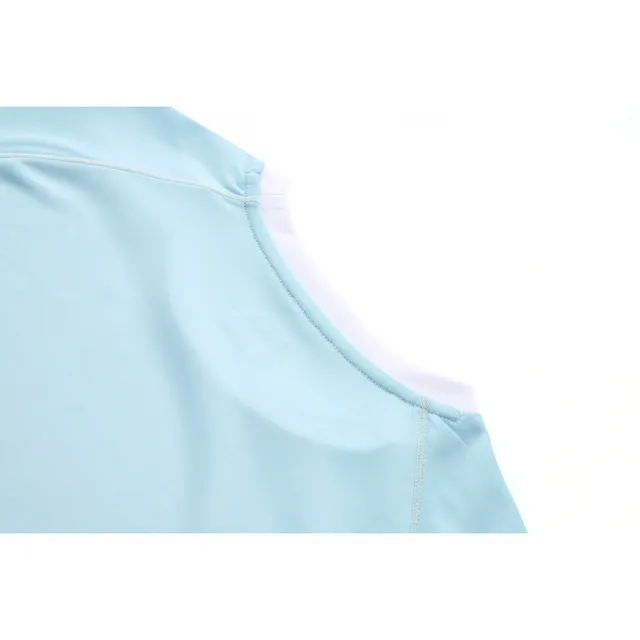 【FILA】FILA 女短袖圓領T恤-水藍 5TEA-5317-SB
