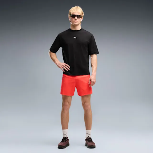 【PUMA】短袖上衣 男 歐規 RUN CULTURE 黑 63675601