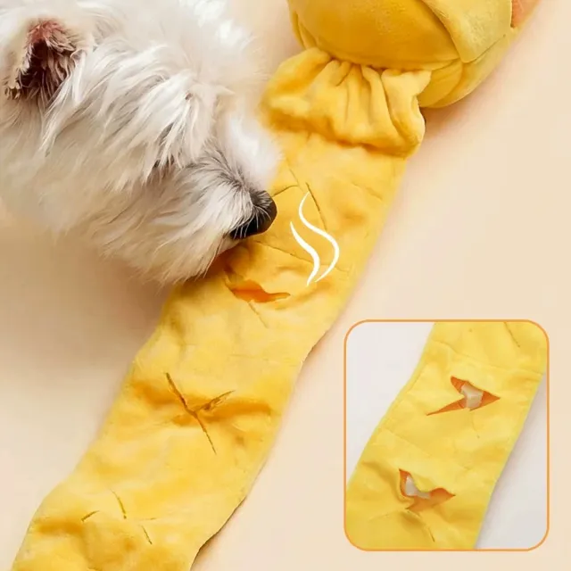【MIMIO 米米歐】寵物抗憂鬱玩具/減緩分離焦慮/寵物益智玩具-火龍果捲捲藏食玩具(打發時間 越玩越聰明)