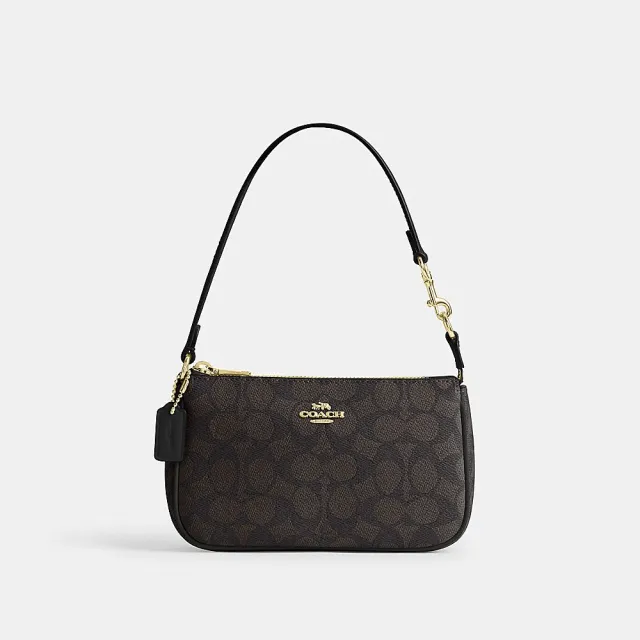 【COACH】蔻馳官方直營 NOLITA19經典Logo單肩包 手拿包 肩背包 手腕包-多色任選(CW426)