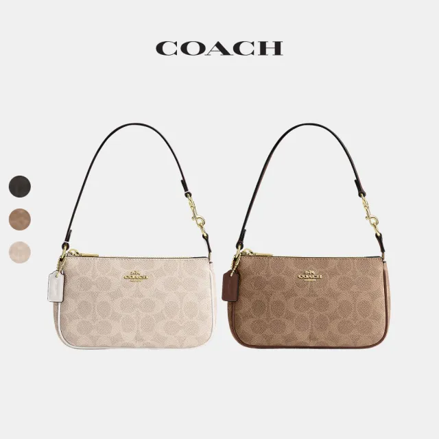 【COACH】蔻馳官方直營 NOLITA19經典Logo單肩包 手拿包 肩背包 手腕包-多色任選(CW426)