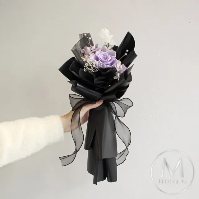 【Floral M】My Love謬思女神永生玫瑰花束(乾燥花/永生花/情人節花束/告白禮物/求婚花禮/生日花束)