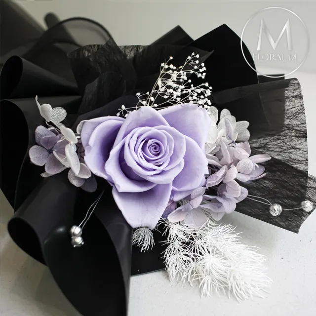 【Floral M】My Love謬思女神永生玫瑰花束(乾燥花/永生花/情人節花束/告白禮物/求婚花禮/生日花束)