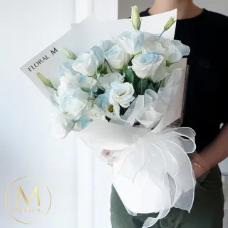 【Floral M】First Love北海道初戀桔梗鮮花花束(情人節花束/告白求婚花束/鮮花花禮/桔梗花束/生日花束)