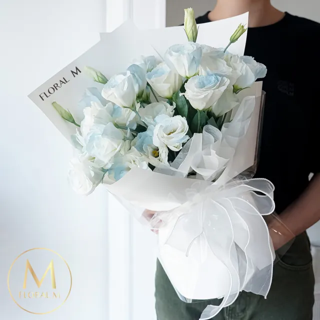 【Floral M】First Love北海道初戀桔梗鮮花花束(情人節花束/告白求婚花束/鮮花花禮/桔梗花束/生日花束)