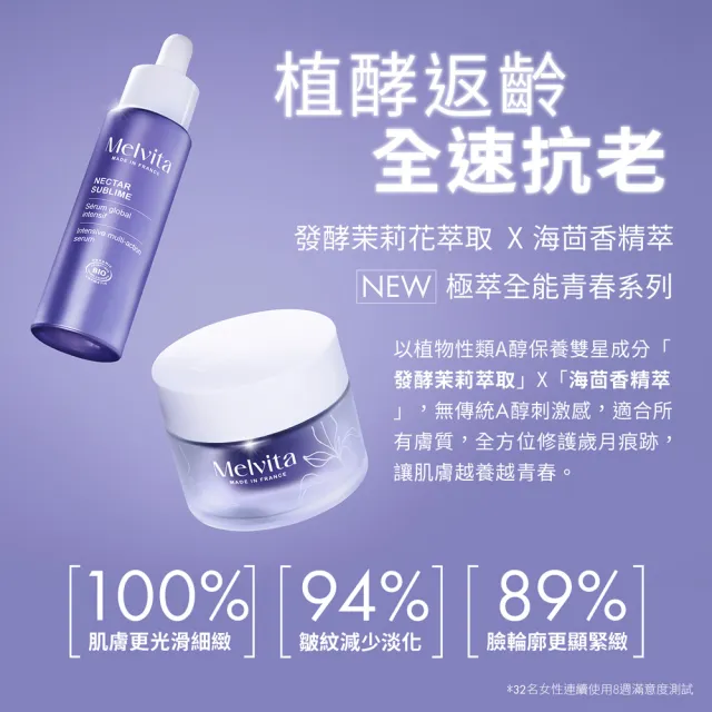 【Melvita 蜜葳特】極萃全能青春霜(50ml)
