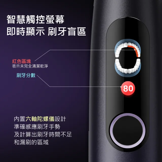【Oclean  歐可林】X Pro升級版APP智慧音波電動牙刷