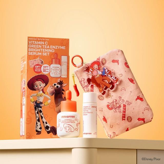 【innisfree】維他命C淨亮精華禮盒 (玩具總動員限定版/美白淡斑精華/穀胱甘肽)