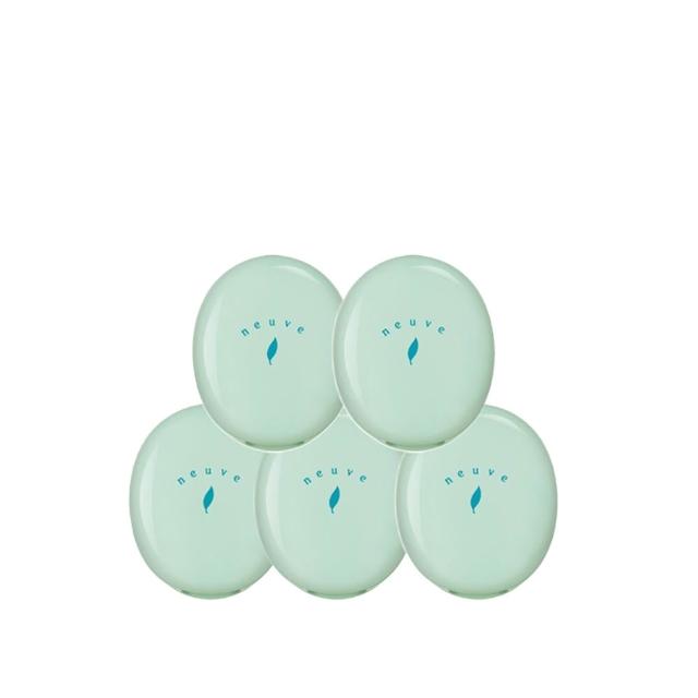 【neuve 惹我】清爽吸油蜜粉5入組(控油/定妝)