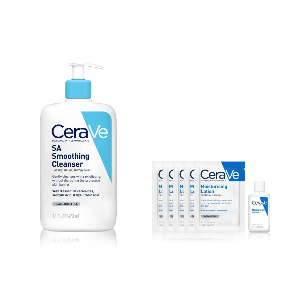 【CeraVe 適樂膚】粗糙顆粒肌救星★水楊酸煥膚淨嫩潔膚露 473ml