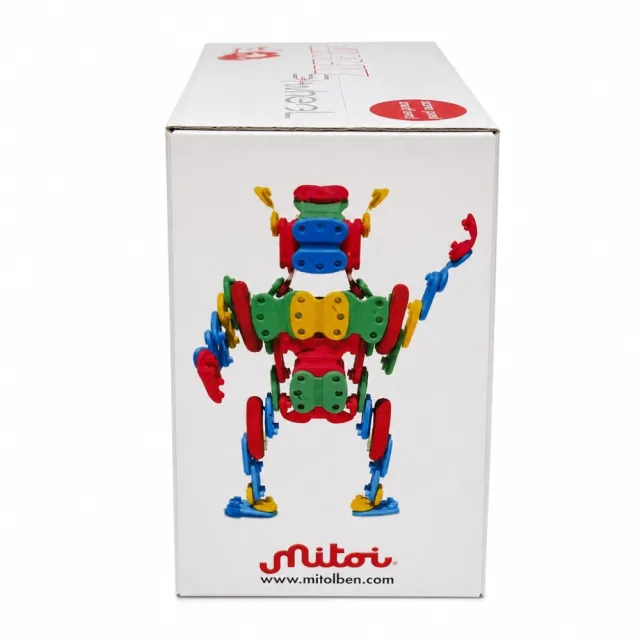 【Mitoi】繽紛積木片Miclik S+4輪組-福利品2入
