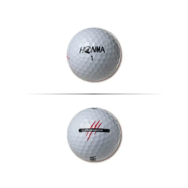【HONMA 本間高爾夫】GOLF BALL D1 SPEEDMONSTER 三層球 高爾夫球 BT2302黃色 /新款BT2504白色