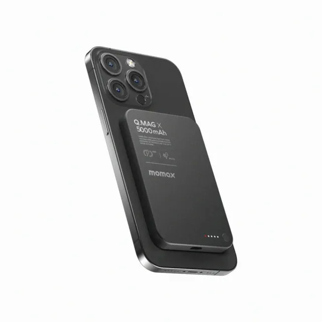 【Momax】Q.Mag X 5000mAh 超薄磁吸行動電源 中秋送禮