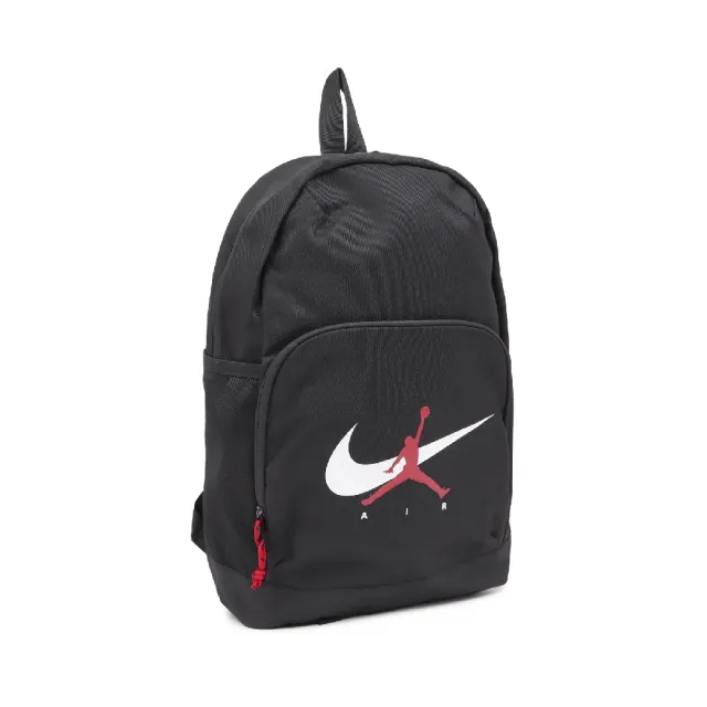 【NIKE 耐吉】後背包 Air School 兒童書包 17L 附零錢小包 黑 JD2633021GS-001