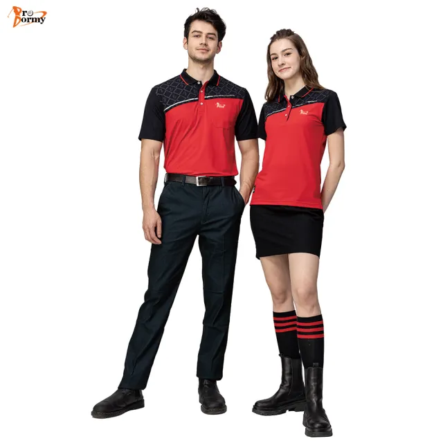 【Pro Dormy】普多力 男款 中性版 女款 短袖上衣 休閒POLO衫 高爾夫球衫(男女同款)