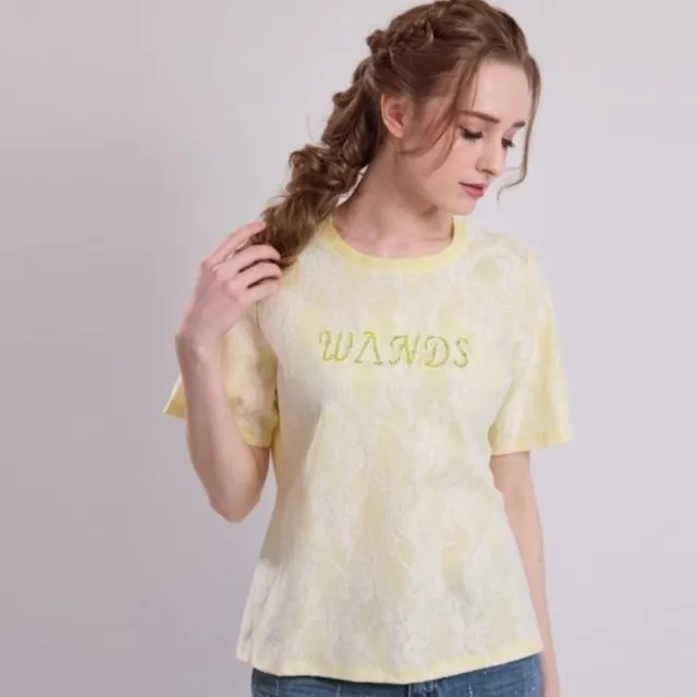 【SuperWands】義大利造型蕾絲上衣組
