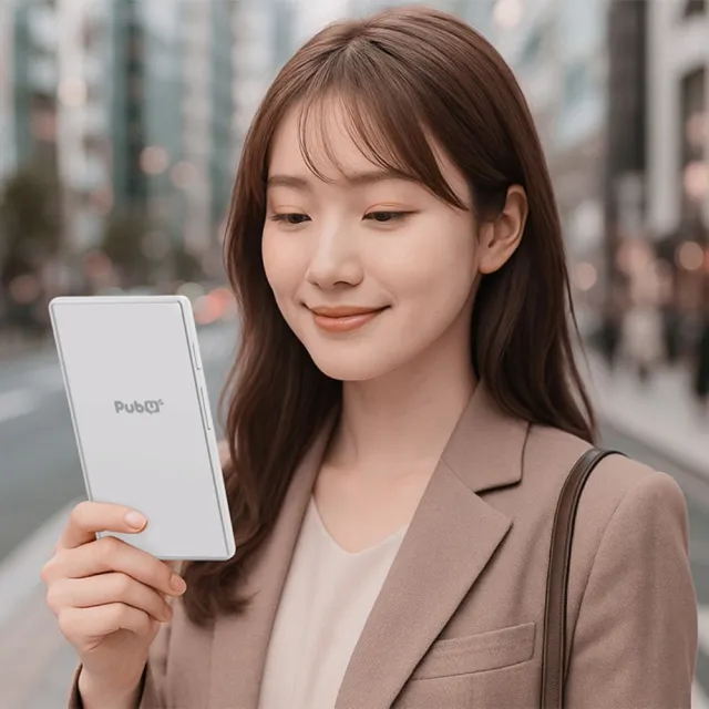 【Pubu】Pubook Mobile 6.13吋彩色手機型電子閱讀器 x 飽讀電子書Lifetime