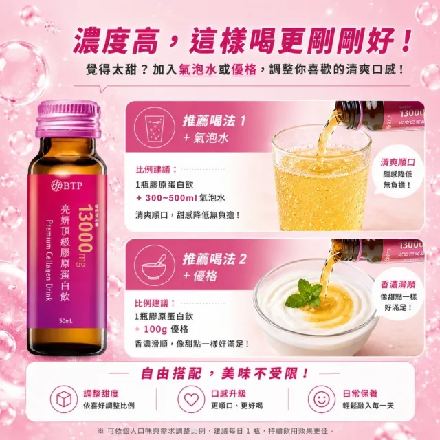 【BTP】亮妍頂級膠原蛋白飲 6盒-10入/盒(NIPPI/女大推薦/燕窩酸/Q10/山竹發酵物/神經醯胺)