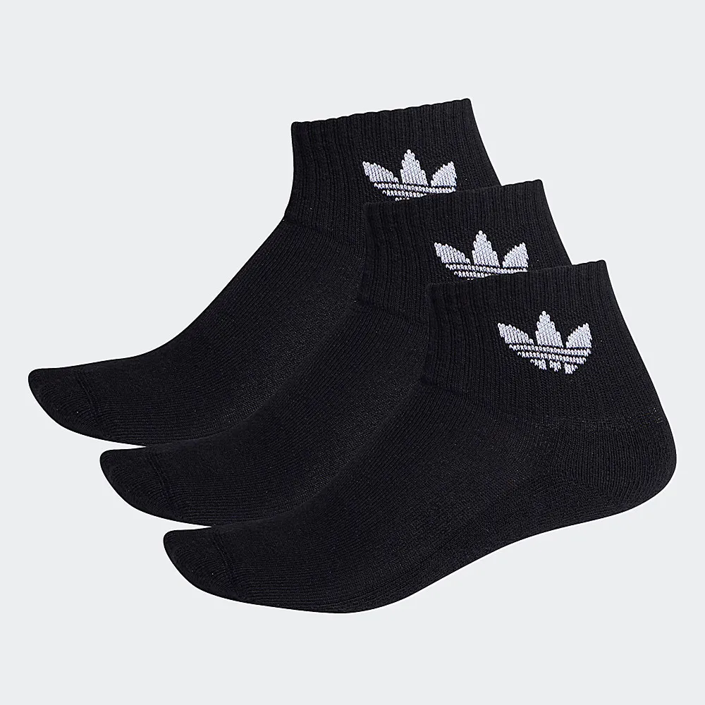 【adidas 愛迪達】腳踝襪 3 雙入 男/女 - Originals FM0643