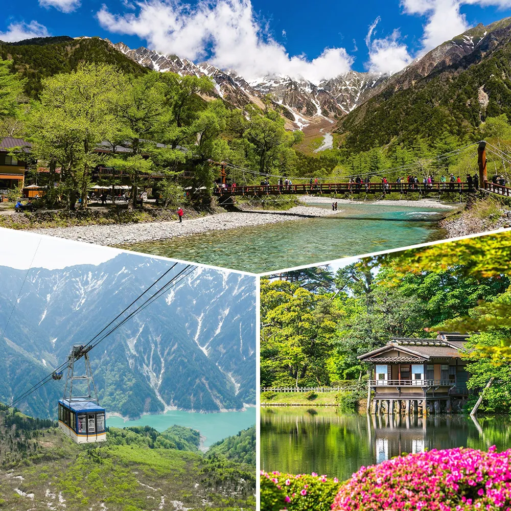 【喜鴻假期】★小資首選．立山黑部放水奇景５日★黑部水壩、御庫裏池、上高地、白川鄉、高山老街(含稅)